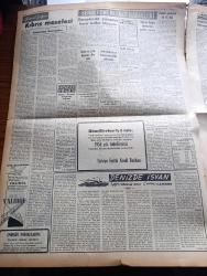 Vatan Gazetesi - Turkish Newspaper - 16 Ağustos 1954 - barışın pürüzleri yazan Ahmet Emin Yalman Başmakale - Hint gönüllüleri bir Portekiz limanını işgal ettiler - cumhurbaşkanı Celal Bayar florya'da film yıldızı Douglas Fairbanks ile görüştü fotoğraf - Kilittaşı manevraları Bu ay sonunda başlıyor - Panayakapulu'da büyük tören yapıldı - Ağrı dağına çıkılıyor - yüzücü Murat Güler İngiltere kıyılarına yaklaştı Fotoğrafı - Apollo sirkinin bir aslanı terbiyeci Simoniç'i yaraladı - Bahar ve çiçek Bayramı dün bitti - Şehir Tiyatrosu ve konservatuvardaki çalışmalar - gençlik Tiyatrosu Almanya'dan döndü - Galata köprüsü sefere açıldı fotoğraf - Sadettin kaynak şubesinde protestolar oldu - General Ali Fuat Cebesoy'un siyasi hatıraları Yazı Dizisi - son asırda yapılan siyasi suikastler - Milli Piyango çekildi - cumhurbaşkanlığı Kupası yelken ve motor yarışları - hidrojen bombası dünyayı Pompei gibi yapacak - Nikaragua'da Komünist Partisi kanun dışı edildi - Türkiye'de kurulacak Migros teşkilatı