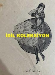 Osmanlıca Akbaba Mizah Dergisi-Gazetesi, Orijinal Dönem Basım, (Ottoman Magazine-Newspaper) - 3 Kasım 1924 - Sayı: 200 - Rumi: 3 Teşrin-i Sani 1340 - Karikatürist Ramiz Gökçe'nin Çalışması: 