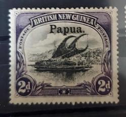 LOT.8 » 1906 - 1907 Papua Yeni Gine- sürşarjlı seriden damgasız