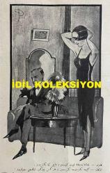 Osmanlıca Akbaba Mizah Dergisi-Gazetesi, Orijinal Dönem Basım, (Ottoman Magazine-Newspaper) - 3 Kasım 1924 - Sayı: 200 - Rumi: 3 Teşrin-i Sani 1340 - Karikatürist Ramiz Gökçe'nin Çalışması: 
