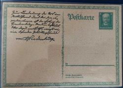 LOT.6 » Almanya 1927 Reich Hindenburg'un Doğum Günü Hindenburg'un el yazısı baskılı damgasız nadir