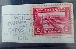 LOT.3 » Amerika Birleşik Devletleri 1915 Panama-Pasifik Uluslararası Fuarı özel damgalı çok nadir fragman