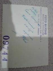 '' FOTO BAYDAŞ, Hüsnü ve Oğulları , ANKARA '' Kaşeli  '' 1961, Canım ablacığıma .....sevgilerimle, Meral '' notlu Siyah Beyaz Fotoğraf  - 8.5/6.5 cm.