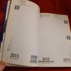 2013 YILI TMMOB AJANDASI. HİÇ KULLANILMAMIŞ.