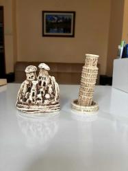 Pisa(Pizza) Kulesi ve Peri Bacaları Biblo Toplu Satış Uygun Fiyat