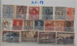 ARJANTİN DAMGALI  PUL LOTU KARTELADA NO: K1-18 Güney Amerika eski pullar