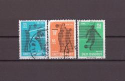 1974 Spor Konulu Sürekli Seri Damgalı Tam Seri Pul - TD71