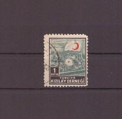 1953 Türkiye Kızılay Derneği Şefkat Pulları K113 Nolu Valör     ----OD548