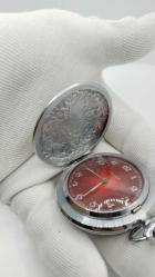 CEP SAATİ RUS MOLNİJA(1970 LER),NİKEL GRAVÜRLÜ KASA,TOZ KAPAKLI,AKTİF OLARAK ÇALIŞMAKTADIR 281