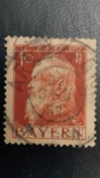 1911 YILI ALMANYA BAVYERA PRENS LOUITPOLD 114 YILLIK TARİH  DAMGALI  ŞARNİYERSİZ