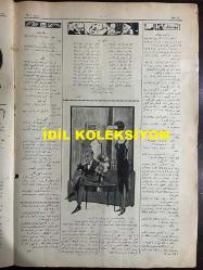 Osmanlıca Akbaba Mizah Dergisi-Gazetesi, Orijinal Dönem Basım, (Ottoman Magazine-Newspaper) - 3 Kasım 1924 - Sayı: 200 - Rumi: 3 Teşrin-i Sani 1340 - Karikatürist Ramiz Gökçe'nin Çalışması: 