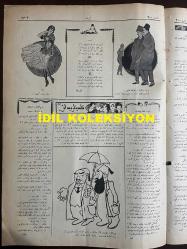 Osmanlıca Akbaba Mizah Dergisi-Gazetesi, Orijinal Dönem Basım, (Ottoman Magazine-Newspaper) - 3 Kasım 1924 - Sayı: 200 - Rumi: 3 Teşrin-i Sani 1340 - Karikatürist Ramiz Gökçe'nin Çalışması: 