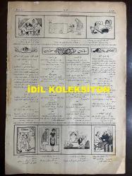 Osmanlıca Akbaba Mizah Dergisi-Gazetesi, Orijinal Dönem Basım, (Ottoman Magazine-Newspaper) - 3 Kasım 1924 - Sayı: 200 - Rumi: 3 Teşrin-i Sani 1340 - Karikatürist Ramiz Gökçe'nin Çalışması: 
