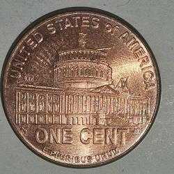 LOT.8 » AMERİKA 2009 1 CENT HATIRA 200. Yıldönümü - Abraham Lincoln'ün Doğumu - Washington, D.C.'de Başkanlık