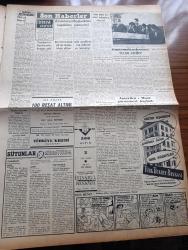 Vatan gazetesi - Turkish Newspaper - 3 Ağustos 1954 - can çekişen sistem yazan Ahmet Emin Yalman Başmakale - Adnan Menderes Dün basın toplantısında CHP'ye ihtarlarda bulundu fotoğraf - hükümet migros'a kolaylık gösterecek - Kıbrıs'ta gazetelere kayıtlar konuldu - tunus'ta çarpışmalar Dün nihayete erdi - Lütfi Kırdar Ankara'nın sembolik anahtarını Washington Belediye Başkanı Spenser'a verdi Fotoğrafı - Amerika'da Kızıl şebeke tutuldu - guatemala askerleri isyan etti - bayındırlık bakanı Kemal zeytinoğlu adalet sarayı inşaatını gezdi - Alameti Farika nizamnamesi kaldırılıyor - General Ali Fuat Cebesoy'un siyasi hatıraları Yazı Dizisi - Mahkeme Kulisleri yazan Yılmaz Çetiner - Kadın katiller yazan Terence Halloran Yazı Dizisi - Fenerbahçe futbol takımı bugün idmanlara başlıyor - Başbakan Kupası at yarışları - Yaşar Doğu yeni yetişen pehlivanlarla alakadar olacak - futbolcu Nedim Üney'in vaziyeti - Boksör Rocky Marciano ünvanını müdafaa edecek - profesyonel kulüplere giren sporcular