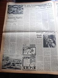 Vatan gazetesi - Turkish Newspaper - 3 Ağustos 1954 - can çekişen sistem yazan Ahmet Emin Yalman Başmakale - Adnan Menderes Dün basın toplantısında CHP'ye ihtarlarda bulundu fotoğraf - hükümet migros'a kolaylık gösterecek - Kıbrıs'ta gazetelere kayıtlar konuldu - tunus'ta çarpışmalar Dün nihayete erdi - Lütfi Kırdar Ankara'nın sembolik anahtarını Washington Belediye Başkanı Spenser'a verdi Fotoğrafı - Amerika'da Kızıl şebeke tutuldu - guatemala askerleri isyan etti - bayındırlık bakanı Kemal zeytinoğlu adalet sarayı inşaatını gezdi - Alameti Farika nizamnamesi kaldırılıyor - General Ali Fuat Cebesoy'un siyasi hatıraları Yazı Dizisi - Mahkeme Kulisleri yazan Yılmaz Çetiner - Kadın katiller yazan Terence Halloran Yazı Dizisi - Fenerbahçe futbol takımı bugün idmanlara başlıyor - Başbakan Kupası at yarışları - Yaşar Doğu yeni yetişen pehlivanlarla alakadar olacak - futbolcu Nedim Üney'in vaziyeti - Boksör Rocky Marciano ünvanını müdafaa edecek - profesyonel kulüplere giren sporcular