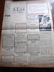 Vatan gazetesi - Turkish Newspaper - 3 Ağustos 1954 - can çekişen sistem yazan Ahmet Emin Yalman Başmakale - Adnan Menderes Dün basın toplantısında CHP'ye ihtarlarda bulundu fotoğraf - hükümet migros'a kolaylık gösterecek - Kıbrıs'ta gazetelere kayıtlar konuldu - tunus'ta çarpışmalar Dün nihayete erdi - Lütfi Kırdar Ankara'nın sembolik anahtarını Washington Belediye Başkanı Spenser'a verdi Fotoğrafı - Amerika'da Kızıl şebeke tutuldu - guatemala askerleri isyan etti - bayındırlık bakanı Kemal zeytinoğlu adalet sarayı inşaatını gezdi - Alameti Farika nizamnamesi kaldırılıyor - General Ali Fuat Cebesoy'un siyasi hatıraları Yazı Dizisi - Mahkeme Kulisleri yazan Yılmaz Çetiner - Kadın katiller yazan Terence Halloran Yazı Dizisi - Fenerbahçe futbol takımı bugün idmanlara başlıyor - Başbakan Kupası at yarışları - Yaşar Doğu yeni yetişen pehlivanlarla alakadar olacak - futbolcu Nedim Üney'in vaziyeti - Boksör Rocky Marciano ünvanını müdafaa edecek - profesyonel kulüplere giren sporcular