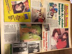 HAFTA SONU GAZETESİ DOĞUM GÜNÜ HEDİYESİ  ( Turkish Newspaper ) - 16 MART 1979 -TAM TAKIM 12 SAYFADIR -Yılmaz Güney-Fatoş Güney-Müjde Ar-Ferdi Tayfur-Güzide Kasacı-Suzan Vaker-Adnan Şenses-Gönül Senay-Seyyal Taner-Filiz Akın-Nükhet Duru-Ahmet Özhan-Müşerref Tezcan-Asu Maralman-Cüneyt Arkın Yılmaz Güney İmralı’da-Bahar Erdeniz-Engin Erdeniz-Güldür Gülpınar-İbrahim Tatlıses-İnci Sani-Deniz Şanslı-Seher Şeniz-Yaşayan adamın vasiyeti-Son ziyaret-Müjde Ar vicdan borcunu ödüyor-Süreyya Farah’ın tırnağı olamaz-Güzide Kasacı Ohhh dedi-Adnan Şenses’in 16 yıllık gözağrısı-Bülbül sesli öğretmen-Seyyal Taner kurtuluşu arıyor-Antika hastalığı tepti-Kimine hay hay kimine vay vay-Evliliği sarsan gizli show-Şimdi de sıra sunuculukta-Yufka yürekli sert adam-Göğsünden rahminden dişinden-Barışmaya da zam geldi-Nükhet Duru masal söylüyor-haftaya bakış