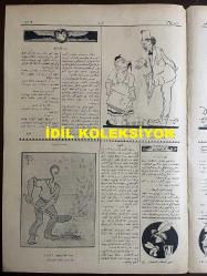 Osmanlıca Akbaba Mizah Dergisi-Gazetesi, Orijinal Dönem Basım, (Ottoman Magazine-Newspaper) - 10 Temmuz 1924 - Sayı: 167 - Rumi: 10 Temmuz 1340 - Hicri: 9 Zilhicce 1342 - Karikatürist Ramiz Gökçe'nin Çalışması: Suistimale Herkes Dahil Olduğuna Nazaran 