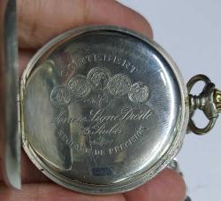 İSVİÇRE CORTEBERT MARKA ORİJİNAL ANTİK KURMALI MUHTEŞEM BAKIMLI BEYAZ MAKİNA KÖSTEKLİ CEP SAATİ CCC1RRR1 PEK ÇIKMAZ