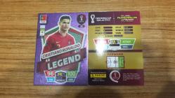 2022 Panini World Cup Qatar Cristiano Ronaldo WORLD / Legend Kart No:25