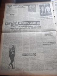 Vatan Gazetesi - Turkish Newspaper - 14 Şubat 1959 - vatandaş Bayar'a ve vatandaş Menderes'e yazan Ahmet Emin Yalman Başmakale - Dünkü kardan sonra Sultanahmet fotoğraf - Kasım Gülek'in masuniyeti kaldırılıyor - Adnan Menderes Yunan dostluğunu övdü - milletvekili maaşına zam meselesi yeniden karıştı - 6 yıldır evli kadın Şahsine Üçgül erkek oldu fotoğraf - Japon caz yıldızı Peggy Hayama Ankara'ya geldi fotoğraf - Orhan Kemal'in bir büyük hikayesi küçücük Yazı Dizisi - Rusya Assuan barajı için Mısır'a 400 milyon ruble yardım edecek - Ülkücü gazeteciliğe bir örnek Rochefort yazan Oktay Akbal - Briç masasında cinayet yazan agatha christie yazı dizisi - Fenerbahçe son maçını Adaletle yapıyor - Adaletin iki gollü galibiyeti liderliği Galatasaray'a verecek - Basketbolda Galatasaray Darüşşafaka oynuyor - Beşiktaşlı B. Ahmet Gürcan Münir Ve Recep yarın oynayamayacaklar - Ankara İstanbul Radyosu Programı - geçen sene Fenerbahçe'nin şampiyonluk sevinci Can Bartu Akgün ve Szekely fotoğraf