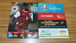 2020 Panini Euro Kick Off David Alaba Austria BASE - Team Mates Kart No:12