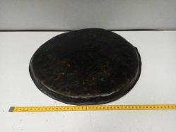 Antika Nadir Kalem İşçilikli Osmanlı Bronz Tepsi