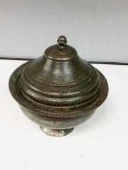 Antika Osmanlı Büyük Bakır Kapaklı Sahan