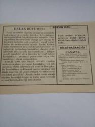 21 Nisan 1995-Orijinal Takvim Yaprağı-Doğum Günü-Söz,Nişan,Nikâh,Düğün ve Önemli Günler Hediyesi-Fatih Hak ve Hizmet Vakfı-Ayet/Hadis(Buhari:18)-Dalak Büyümesi-Sözün Özü-Canavar