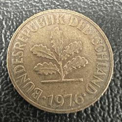 Almanya 2 Pfennig 1976 J