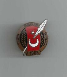 TÜRK BASIN BİRLİĞİ TEMALI PABUÇLU ROZET...