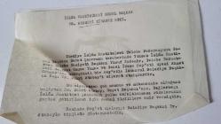 TÜRK HEKİM ve SİYASETÇİ, 1968-1973 İSTANBUL BELEDİYE BAŞKANI DOKTOR FAHRİ ATABEY'İN ORİJİNAL FOTOĞRAFI - 18 x 12 cm EBADINDA - DR. FAHRİ ATABEY, KENDİSİNİ ZİYARET EDEN YÜKSEK İSLAM ENSTİTÜLERİ TALEBE FEDERASYONU GENEL BAŞKANI SEDAT ŞENERMAN ve BERABERİNDEKİ YÜKSEK İSLAM ENSTİTÜSÜ TALEBE CEMİYETİ BAŞKANI YUSUF ERDEMİR, TALEBE DERNEKLERİ BAŞKANI OSMAN YUMAN ve GENEL İDARE HEYETİ ÜYESİ AHMET CENGİZ'LE BİRLİKTE HATIRA POZU VERİRKEN ÇEKİLMİŞ BİR FOTOĞRAF