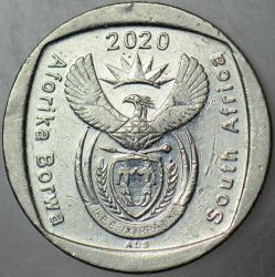 GÜNEY AFRİKA CUMHURİYETİ 2 RAND 2020 BÜYÜK KUDU ANTİLOBU TEMALI.