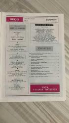 MAYA DERGİSİ –OCAK 1997 – SAYI 1 – YIL: 19 – 32 SAYFA - ÇATIRDAYAN DEMOKRASİ – SUSURLUK KAZASI – YETER ARTIK – BÜYÜK TECAVÜZ – LİDERLER VE İNSANLAR – DEMOKRAT TÜRKİYE PARTİSİ KURULDU – SIZE “ÖPKÜ”YÜ TAKDİM EDERİM – YAŞLILARIN SAYISI ARTIYOR - HÜSAMETTİN CİNDORUK – MERT ATA YALTIRIK – MURAT YALTIRIK – ÜNAL YALTIRIK – AV. DR. HAKKI DEMİREL – AV. NIHAT KOSOVA – A. HİLMİ MARAŞLI – CABBAR SÜLÜN – NAHİT ERUZ – M. RAUF ALANYALI – DR. TAHİR KUTSİ MAKAL