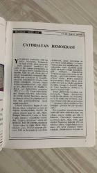 MAYA DERGİSİ –OCAK 1997 – SAYI 1 – YIL: 19 – 32 SAYFA - ÇATIRDAYAN DEMOKRASİ – SUSURLUK KAZASI – YETER ARTIK – BÜYÜK TECAVÜZ – LİDERLER VE İNSANLAR – DEMOKRAT TÜRKİYE PARTİSİ KURULDU – SIZE “ÖPKÜ”YÜ TAKDİM EDERİM – YAŞLILARIN SAYISI ARTIYOR - HÜSAMETTİN CİNDORUK – MERT ATA YALTIRIK – MURAT YALTIRIK – ÜNAL YALTIRIK – AV. DR. HAKKI DEMİREL – AV. NIHAT KOSOVA – A. HİLMİ MARAŞLI – CABBAR SÜLÜN – NAHİT ERUZ – M. RAUF ALANYALI – DR. TAHİR KUTSİ MAKAL