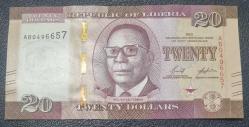 Liberya 20 dolar çil