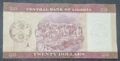 Liberya 20 dolar çil