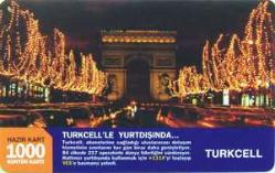 3K = TURKCELL  HAZIR KART ( ZAFER  TAKI ) 1.000   KONTÖR - TEMİZ ve NADİR