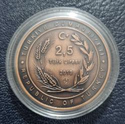 Azerbaycan dışişleri bakanlığının kuruluşunun 100 yılı bronz hatıra parası