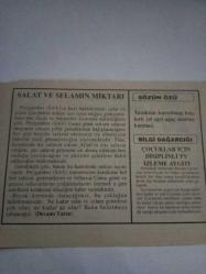 20 Ağustos 1995-Orijinal Takvim Yaprağı-Doğum Günü-Söz,Nişan,Nikâh,Düğün ve Önemli Günler Hediyesi-Fatih Hak ve Hizmet Vakfı-Ayet/Hadis(Müslim,Cum'a:24)-Salat ve Selamın Miktarı-Sözün Özü-Çocuklar İçin Disiplinli TV İzleme Aygıtı