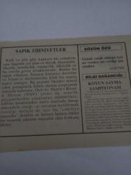 28 Ağustos 1995-Orijinal Takvim Yaprağı-Doğum Günü-Söz,Nişan,Nikâh,Düğün ve Önemli Günler Hediyesi-Fatih Hak ve Hizmet Vakfı-Ayet/Hadis(Ebu Davud,Sâlat:307)-Sapık Zihniyetler-Goethe-Koyun Sayma Şampiyonası