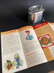 İŞ BANKASI KUMBARA ANAHTARLI VE TANITIM BROŞÜRÜ NADİR KOLEKSİYONLUK