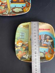 AKBANK TABAK MELAMİN İKİ ADET ANADOLU KÜLTÜR SERİSİ TABAK