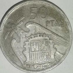 İSPANYA  1957 - 59    50  PESETA