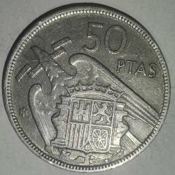 İSPANYA  1957 - 59    50  PESETA