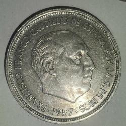İSPANYA  1957 - 60    50  PESETA