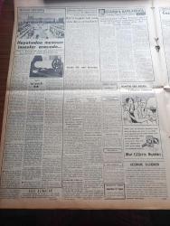 Vatan Gazetesi - Turkish Newspaper - 26 Haziran 1953 - ateşle oynanamaz yazan Ahmet Emin Yalman Başmakale - CHP'nin idaresine dair yeni teklifler - İsmet İnönü Faik Ahmet Barutçu ve İsmail Rüştü Aksal bir komite kurulmasını teklif ettiler - demirperde gerisinde açlık baş gösterdi - Kore'de kızıllar yeniden taarruza geçtiler - Londra canavarı John Christle idama mahkum edildi - Haşim Mardin takip ediliyor - İstanbul Üniversitesi rektörü Profesör Fahir Yeniçay fotoğraf - Lefter Küçükandonyadis Atina'ya karşı oynayacak - Kadınlar tekkesi yazan Refik Halit Karay Yazı Dizisi - Amerika Pakistan'a buğday bağışladı - İstanbul kapılarında fethin büyük tarihi romanı yazan Feridun Fazıl Tülbentçi Yazı Dizisi - sanat aleminde yazan Fikri Çiçekoğlu - kraliçe elizabeth'e iskoçya'da nümayiş yapıldı - kraliçe Ayten Akyol'la bir saat yazan Yılmaz Çetiner - kayıklar balık ağları Deniz kokusu ve kraliçe Ayten Akyol fotoğraf - Yaşar Doğu Amerika'ya gitmiyor - Seyfi Talay Beşiktaş'tan ayrıldı - Wimbledon