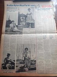 Vatan Gazetesi - Turkish Newspaper - 26 Haziran 1953 - ateşle oynanamaz yazan Ahmet Emin Yalman Başmakale - CHP'nin idaresine dair yeni teklifler - İsmet İnönü Faik Ahmet Barutçu ve İsmail Rüştü Aksal bir komite kurulmasını teklif ettiler - demirperde gerisinde açlık baş gösterdi - Kore'de kızıllar yeniden taarruza geçtiler - Londra canavarı John Christle idama mahkum edildi - Haşim Mardin takip ediliyor - İstanbul Üniversitesi rektörü Profesör Fahir Yeniçay fotoğraf - Lefter Küçükandonyadis Atina'ya karşı oynayacak - Kadınlar tekkesi yazan Refik Halit Karay Yazı Dizisi - Amerika Pakistan'a buğday bağışladı - İstanbul kapılarında fethin büyük tarihi romanı yazan Feridun Fazıl Tülbentçi Yazı Dizisi - sanat aleminde yazan Fikri Çiçekoğlu - kraliçe elizabeth'e iskoçya'da nümayiş yapıldı - kraliçe Ayten Akyol'la bir saat yazan Yılmaz Çetiner - kayıklar balık ağları Deniz kokusu ve kraliçe Ayten Akyol fotoğraf - Yaşar Doğu Amerika'ya gitmiyor - Seyfi Talay Beşiktaş'tan ayrıldı - Wimbledon