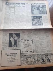 Vatan Gazetesi - Turkish Newspaper - 29 Haziran 1953 - Kasım Gülek meselesi yazan Ahmet Emin Yalman Başmakale - Millet Partisi kongresinde inkılap taraftarları harekete geçti - Millet Partisi genel başkanlığına 388 oyla Mustafa Kentli seçildi - Başbakan Adnan Menderes Dün Manisa'da mühim bir konuşma yaptı fotoğraf - Tarsus vapuru Akdeniz gezisinden döndü fotoğraf - Amerika ile Güney Kore arasında anlaşma oluyor - Atina'da dünkü atletizm karşılaşmaları - İstanbul Atina'yı 2 0 yendi başlama vuruşunu Belgin Doruk yaptı fotoğraf - Kadınlar tekkesi yazan Refik Halit Karay Yazı Dizisi - cağaloğlu'nda bir inşaatta tarihi madalya bulundu - Cumhurbaşkanı Celal Bayar'ın yaptığı gezinti - İstanbul kapılarında fethin büyük tarihi romanı yazan Feridun Fazıl Tülbentçi Yazı Dizisi - İstanbul sinema tiyatro programı - Amerika'dan vatana yazan Sara Ertuğrul Yazı Dizisi - Good Year Lastik - İstanbul Ankara İzmir Radyosu Programı - hacı namzetlerine kaptan Yakup vapuru - Lefter Küçükandonyadis